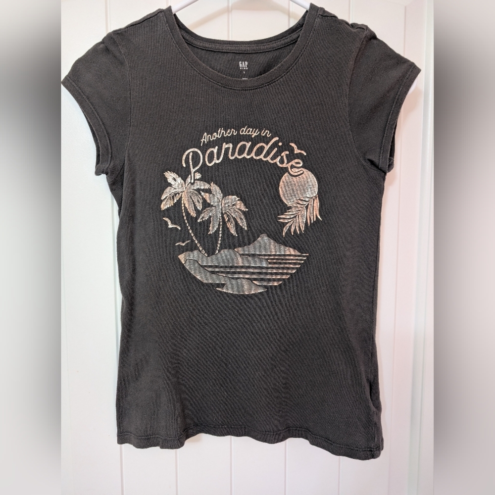 Girls Short Sleeve Gap Tee